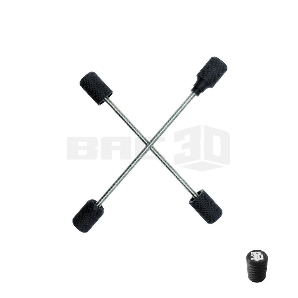 Custom Supermoto Axle Sliders - GASGAS ES 700 2022-2026