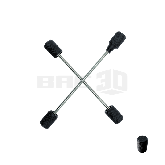 Custom Supermoto Axle Sliders - GASGAS MC/MC-F/EX 125-450 2021-2023