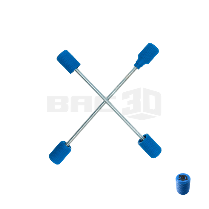 Custom Supermoto Axle Sliders - HUSQVARNA WR/CR 125 2009-2010