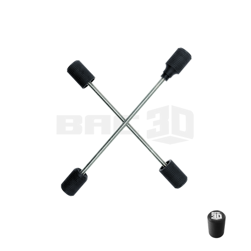 Custom Supermoto Axle Sliders - GASGAS ES 700 2022-2026