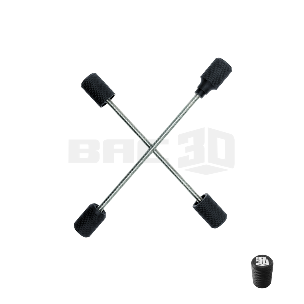 Custom Supermoto Axle Sliders - BETA RR 125-300 2T 2013-2024