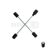 Custom Supermoto Axle Sliders - YAMAHA WR450F 2024