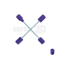 Custom Supermoto Axle Sliders - YAMAHA WR450F 2024