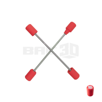 Custom Supermoto Axle Sliders - GASGAS MC/MC-F/EX 125-450 2021-2023