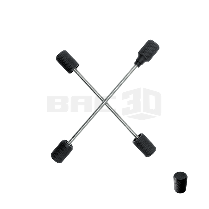 Carbon Fiber Supermoto Axle Sliders - HUSQVARNA FE/TE 2024-2026