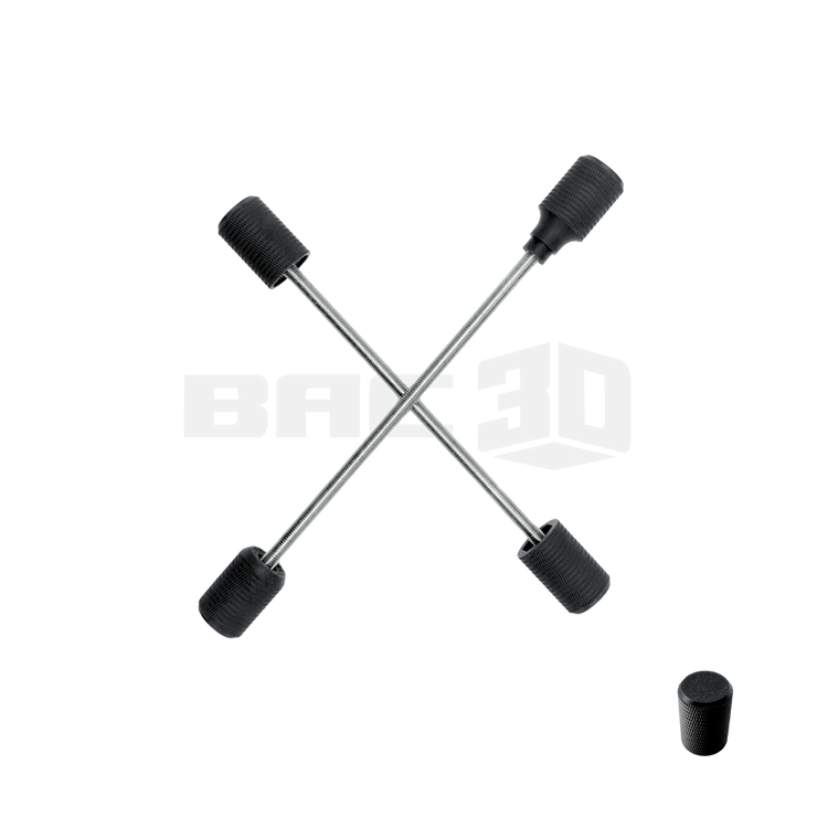 Carbon Fiber Universal 12MM Supermoto Axle Sliders