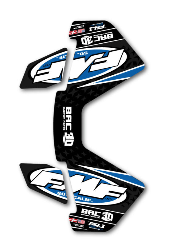FMF Sticker Blue